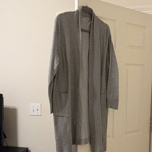Gray Women's Open Front Cardigan